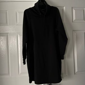 Cowl neck sweatshirt dress good for after swimming I’m moving make a bundle